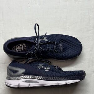 Under Armour SpeedForm Gemini 2 Navy Blue White Men's Size 12 Running Sneakers